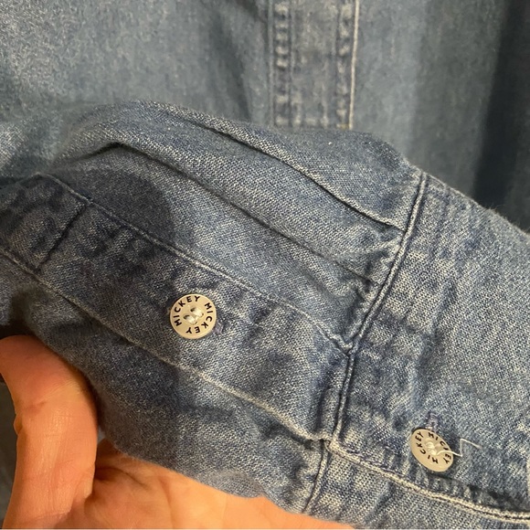 Mickey Unlimited | Button Up Embroidered Shirt L - Picture 5 of 7